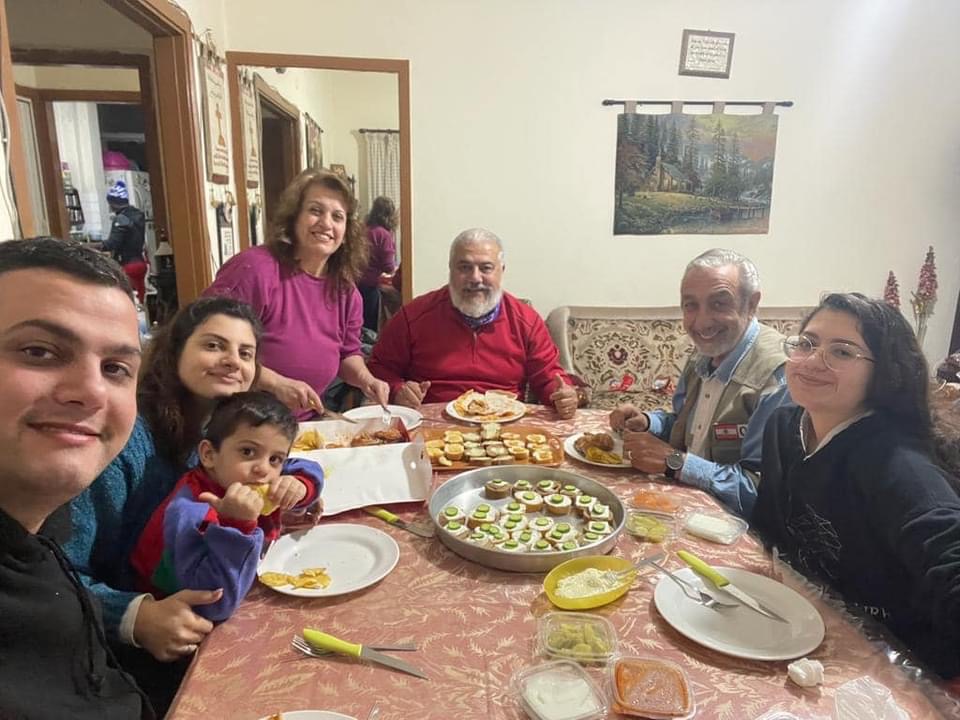 Pastor Joseph, Sister Lidia, and family with Ron