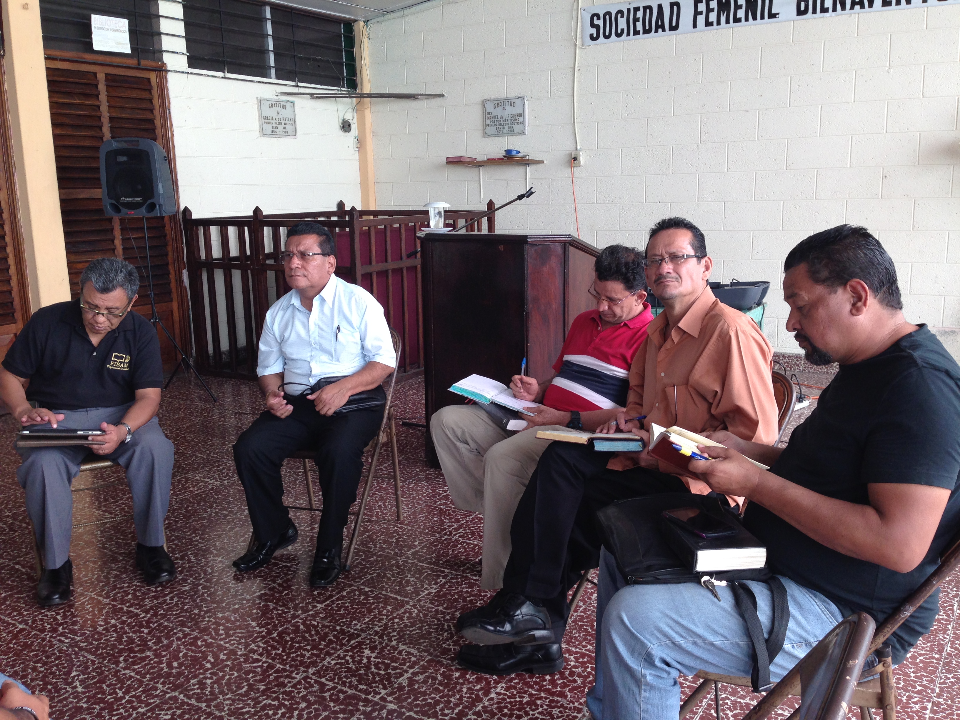 Meeting with Pastor Group in Santa Ana