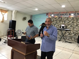 Preaching at Emanuel Baptist in San Miguel